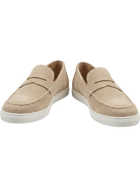 Bej süet loafer katalog görseli